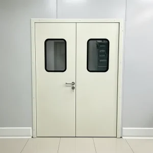 Industrial Clean Room Swing Door Airtight Stainless Steel Door for Hospital and Clean Workshop