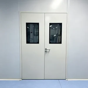 Industrial Stainless Steel Swing Door for Factory and Controlled Environments with Airtight Hygienic Design