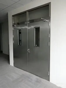 Industrial Swing Fire Door Emergency Exit Steel Door for Doctors and Hotels