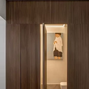 Integrated Frameless Invisible Secret Door Hidden Interior Door System