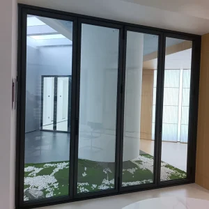 Intelligent Aluminum Alloy Sliding Door Durable and Elegant Finished Surface Essential for Any Home or Office