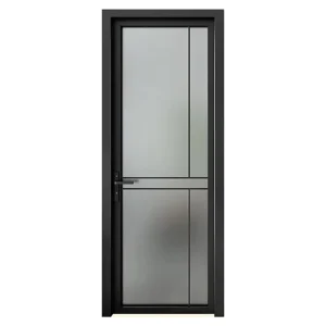 Interior Aluminum Frame Decorative Swing Door