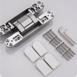 Interior Folding Door Hardware 20kg 30kg 40kg 60kg Heavy Duty 3D Adjustable Concealed Door Hinge