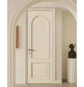 Interior Solid Wood Door for Villa House Apartment Living Room or Bedroom with Finished Surface
