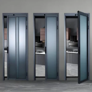 Interior or Exterior Aluminum Kitchen Bathroom Bedroom Slide and Swing PT PD Door