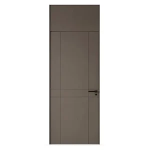 Invisible Interior Door Set Aluminum Frame Slim Casing Flush Wall Door for Apartments Hotels and Projects
