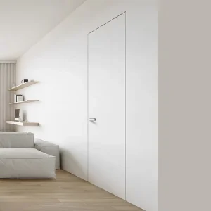Invisible Wooden Frameless Waterproof Soundproof Interior Door for Houses and Buildings