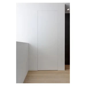 Invisible Wooden Hidden Wall Door Aluminum Frame Modern Interior Bedroom Flush Frameless Door