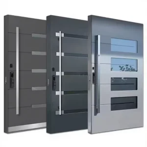 Italian Modern Design Steel Security Pivot Front Door, Russia Model