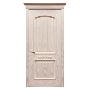 Italian-Style Wooden Single Front Entry Door for Villa