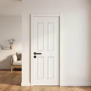 JHK 004P White Primer Interior Hollow Core Solid Wood Door