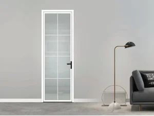 Kalashi Apartment Bathroom Indoor Waterproof Aluminium Alloy Frame Swing Door