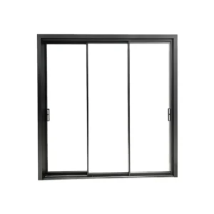 Aluminum Alloy Tempered Glass Kitchen Sliding Partition Door with Sound Insulation