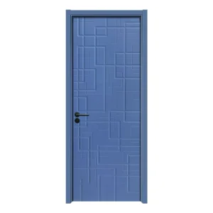 Laminated Waterproof Hollow WPC Interior Door, Customized Color