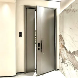 Large Single-Leaf Swing Aluminum Villa Entry Door