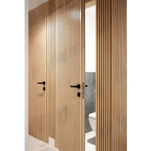 Latest Design Frameless Solid Wood Textured Hidden Door Finished Surface for Interior Secret Wall Room Invisible Door Bedroom