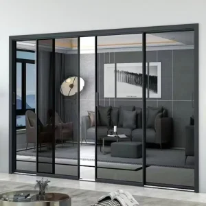 Lightweight Aluminum Sliding Door for Indoor and Outdoor Use