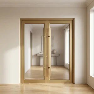 Lightweight High-Toughness Aluminum Swing Door for Multipurpose Indoor Household Use