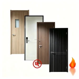 Lowest Price EN Standard Residential Used Commercial Interior Fireproof Fire Door Fire Rated Door