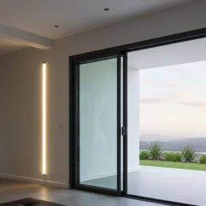 Luxury Aluminum Lift Slide Door for North American Villas Narrow Frame Thermal Break ADA Compliant Hurricane Resistant