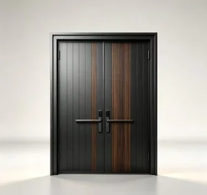 Luxury European Style Cast Aluminum Villa Entry Door with Fiberglass and Water-Resistant Exterior