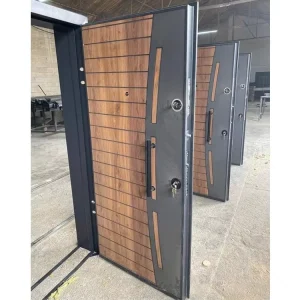 Luxury Modern Stainless Steel Front Door Heavy Duty Security Entry for Villas & Exterior Homes