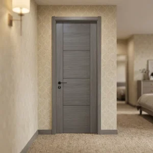 MD-FC07-3 Melamine Flush Interior Wood Door for Bedroom and Living Room