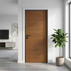 MD-FC07 Multi-Style Waterproof Melamine Interior Door Scratch Resistant Bathroom Living Room Door