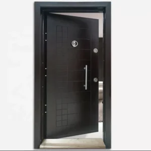 MDF Armored Steel Wooden Security Entry Door