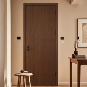 MDF Interior Door with Sound Insulation and No-Paint Surface for Apartments, Hospitals, and Hotels