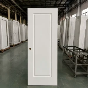 MDF Solid Core Molded White Primed Interior Modern Slab Villa Apartment Hotel Project Building Residential Molded Door