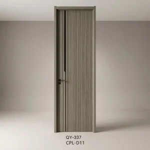 MDF Wooden Interior Door Modern Paint-Free Ecological Custom Color/Size Soundproof Fireproof Kitchen Living Room Bedroom Suite
