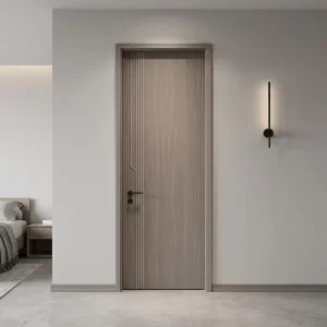 MNC02 Melamine Wood Interior Door Sound Insulation Paint-Free Living Room Door