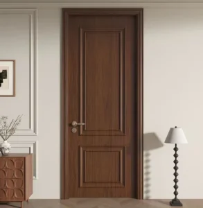 Mahogany Solid Wood Interior Door Waterproof Modern Design for Living Room