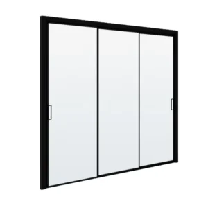 Manual Aluminum Alloy Waterproof Postmodern Kitchen Sliding Door, Three-Section, Thickness 30, OPLA-4002ST-Q