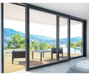 Manual Exterior Aluminum Thermal Break Low-E Glass Sliding Door for Villa and Dining