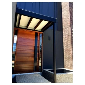 Manufacturer Custom Hardwood Frame HDF Painted Finish Wooden Entrance Door