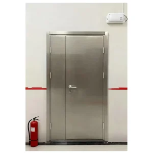 Manufacturer Custom Wrought Iron Fire Rated Door for Supermarkets