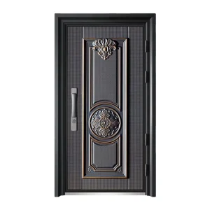 Manufacturer Direct Customized Heavy-Duty Steel Doors for Residential Buildings