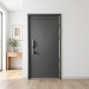 Manufacturer High Security Residential Steel Front Door with Anti-Theft Exterior