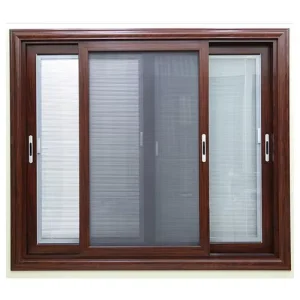 Manufacturer Supply Aluminum Sliding Window with High Impact Tempered Glass for Youth Hostel Construction