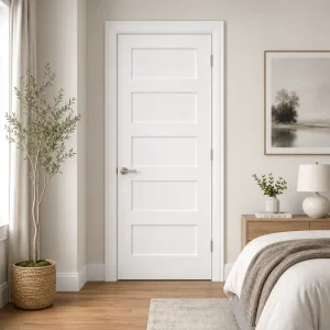 Manufacturer Waterproof Shaker Door Interior Door For House Wooden Modern Living Room Door