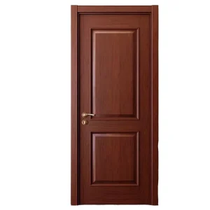 Manufacturer’s Solid Walnut Wood Multilayer Bedroom Door with Finished Surface