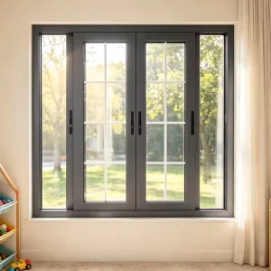 Manufacturing Plant Aluminum Sliding Window Commercial Grade