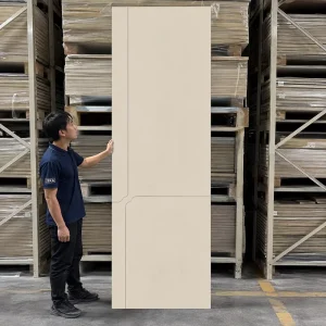 Matte Finish PVC Door Skin Sheet Moisture-Proof Flat Door Sheet Factory Direct Supply