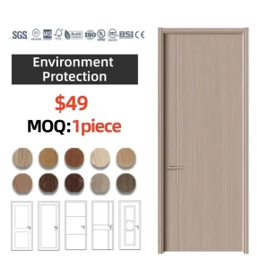 Matte Wood Sound-Insulating Interior Room Door