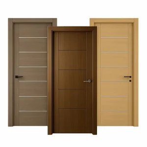 Melamine Board Modern Minimalist Single Interior Door with Sound Insulation for Bedroom