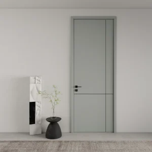 Melamine MDF HDF Wooden Interior Door, Paint-Free, for Office, Home, or Bedroom