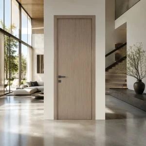 Melamine Wood Grain Composite Swing Door for Bedroom and Living Room