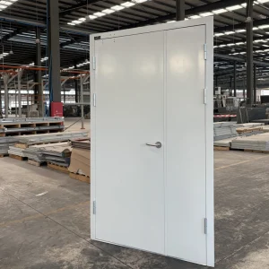 Metal Fire-Resistant Modern Steel Fireproof Door for Building, Apartment, School